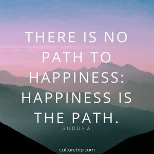 happiness is the path
