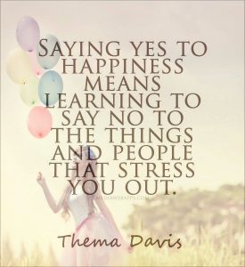 saying yes to happiness